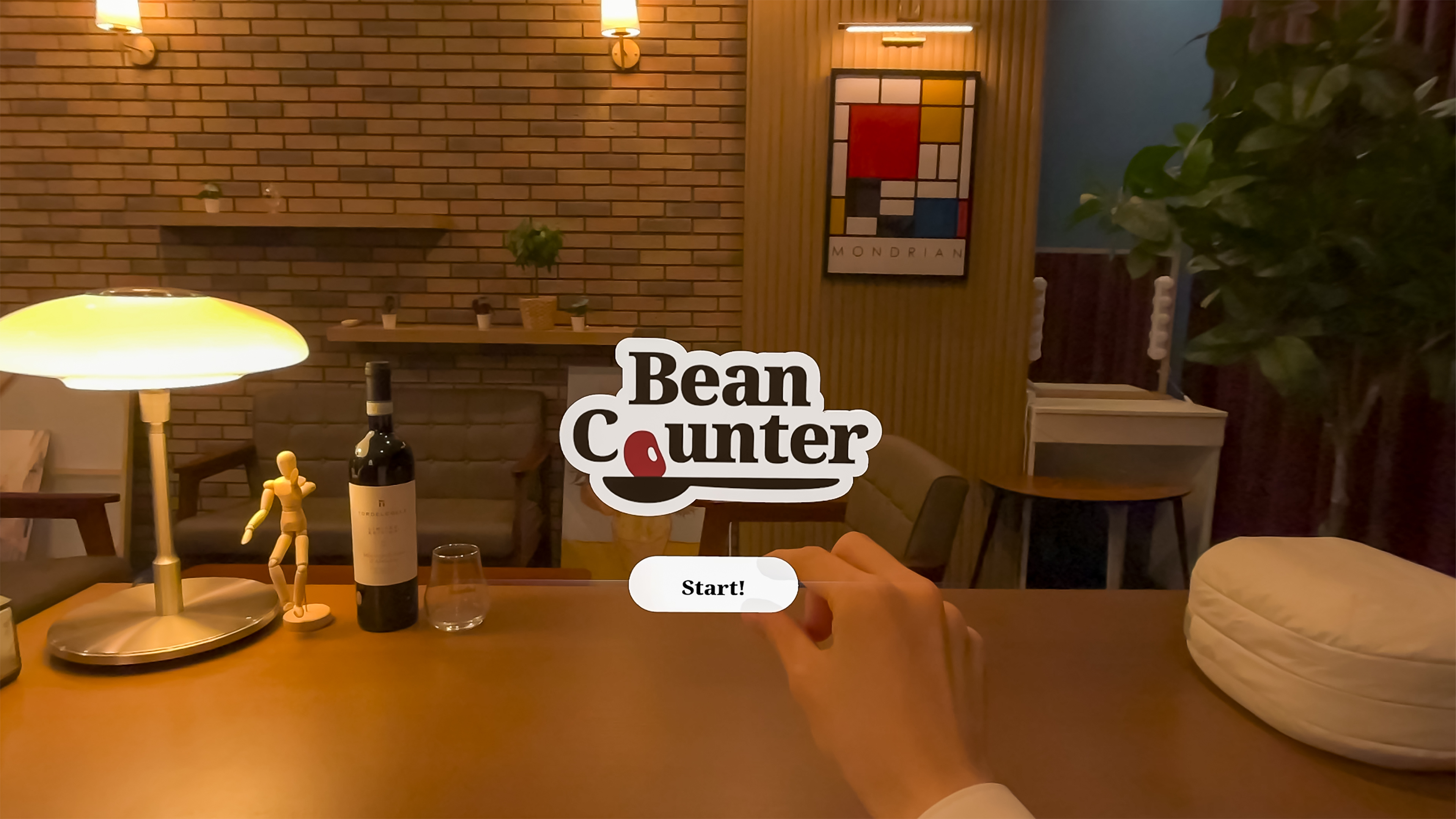 Bean Counter 게임 화면